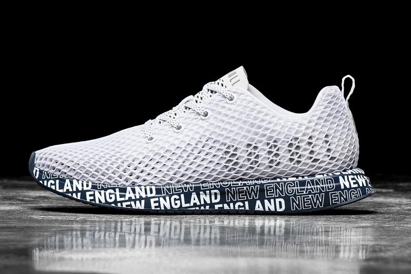 Men's Nobull New England Mesh Running Shoes White | SG D2091F